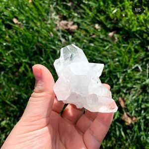 Apophyllite/zeolite crystal cluster
